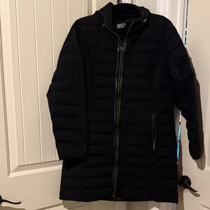 MICHAEL Michael Kors Quilted Black Coat